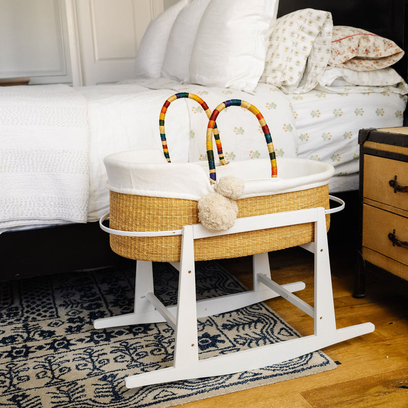 African Moses Basket<br>Rainbow Vegan Handle