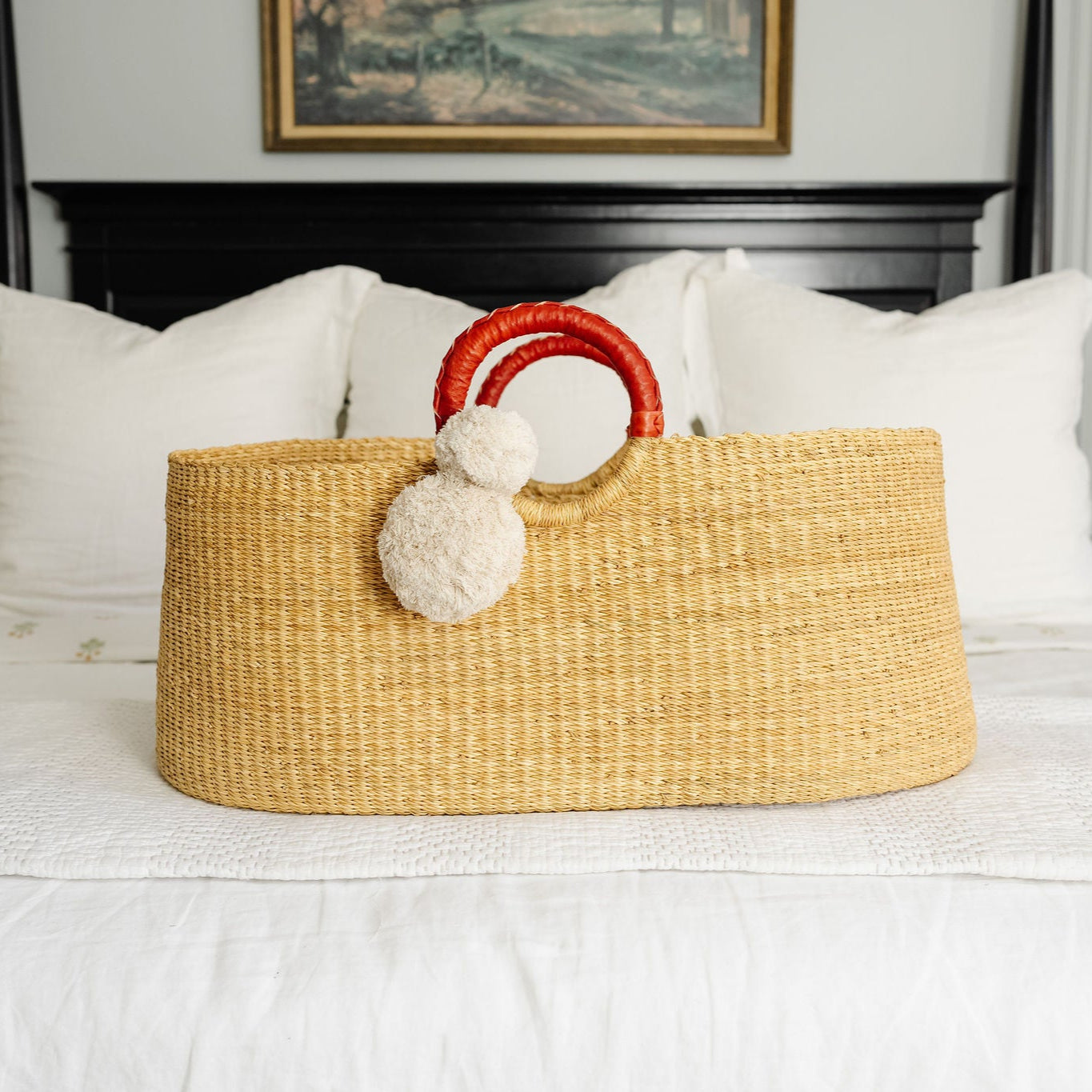 Circle Handle Moses Basket