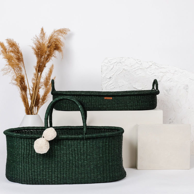 Field Green<br>No Hood<br>African Moses Basket
