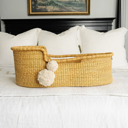 African Moses Basket <br>Inset Handle