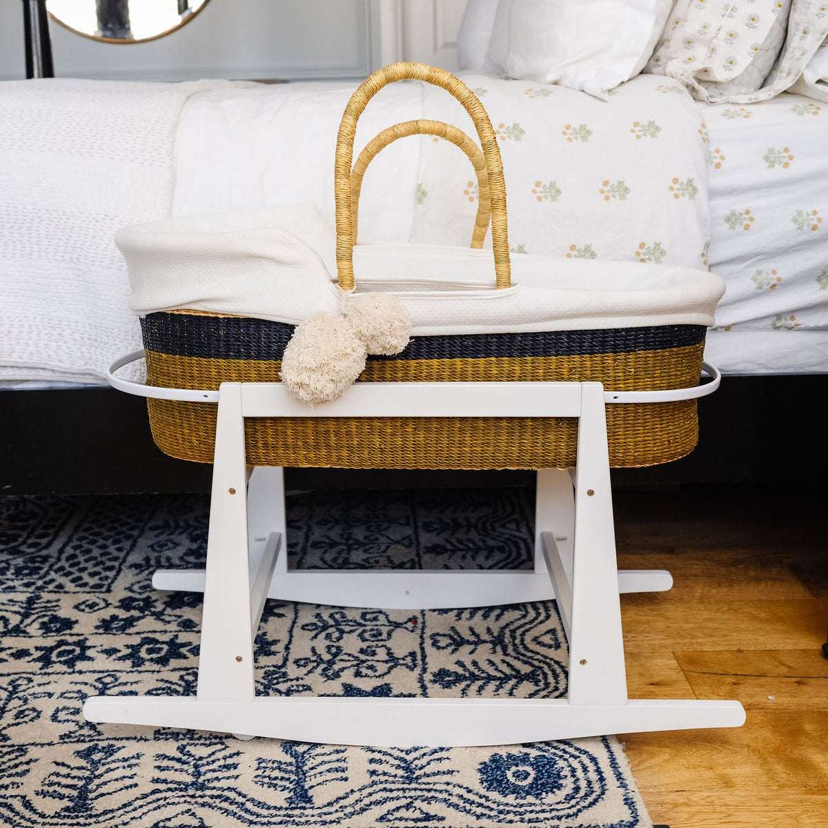 Navy/Bronze<br>Moses Basket