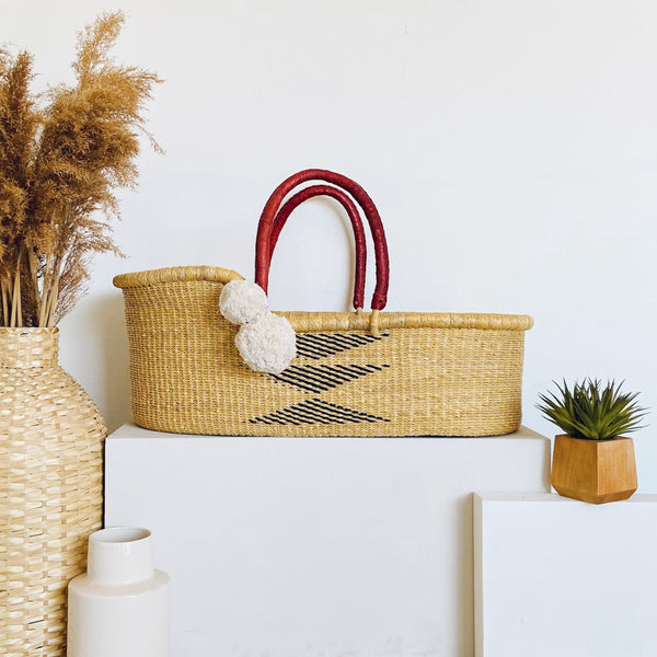 Basket Only<br>Oak<br>African Moses Basket