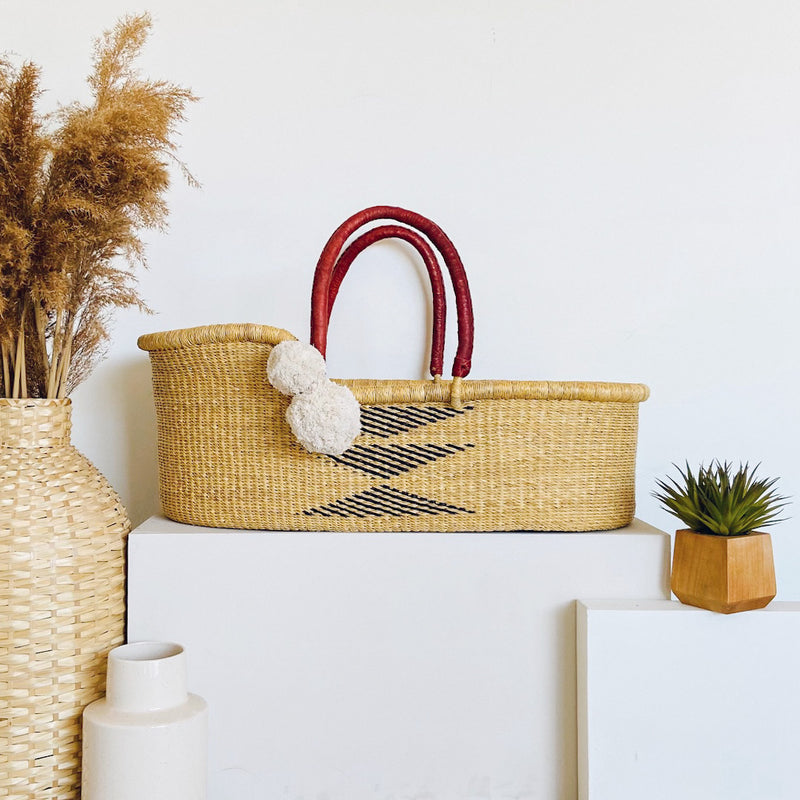 Basket Only<br>Oak<br>African Moses Basket