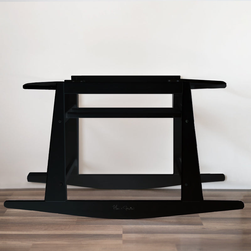 Original Rocking<br>Moses Bassinet Stand<br>with brake<br>Black