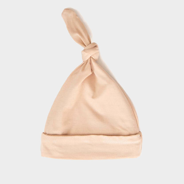 Tie Knot Cap<br>Nude Peach