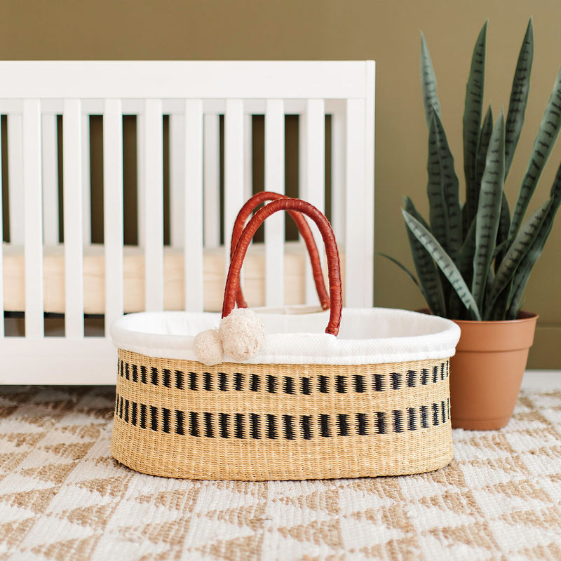 Ashwood<br>No Hood<br>African Moses Basket